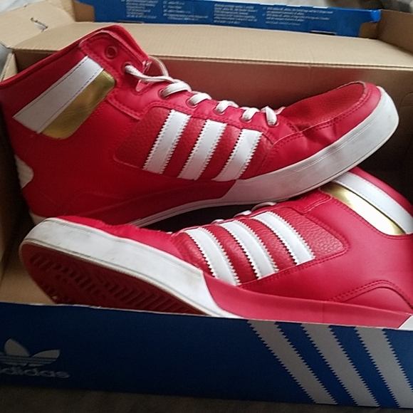 adidas hardcourt patent red